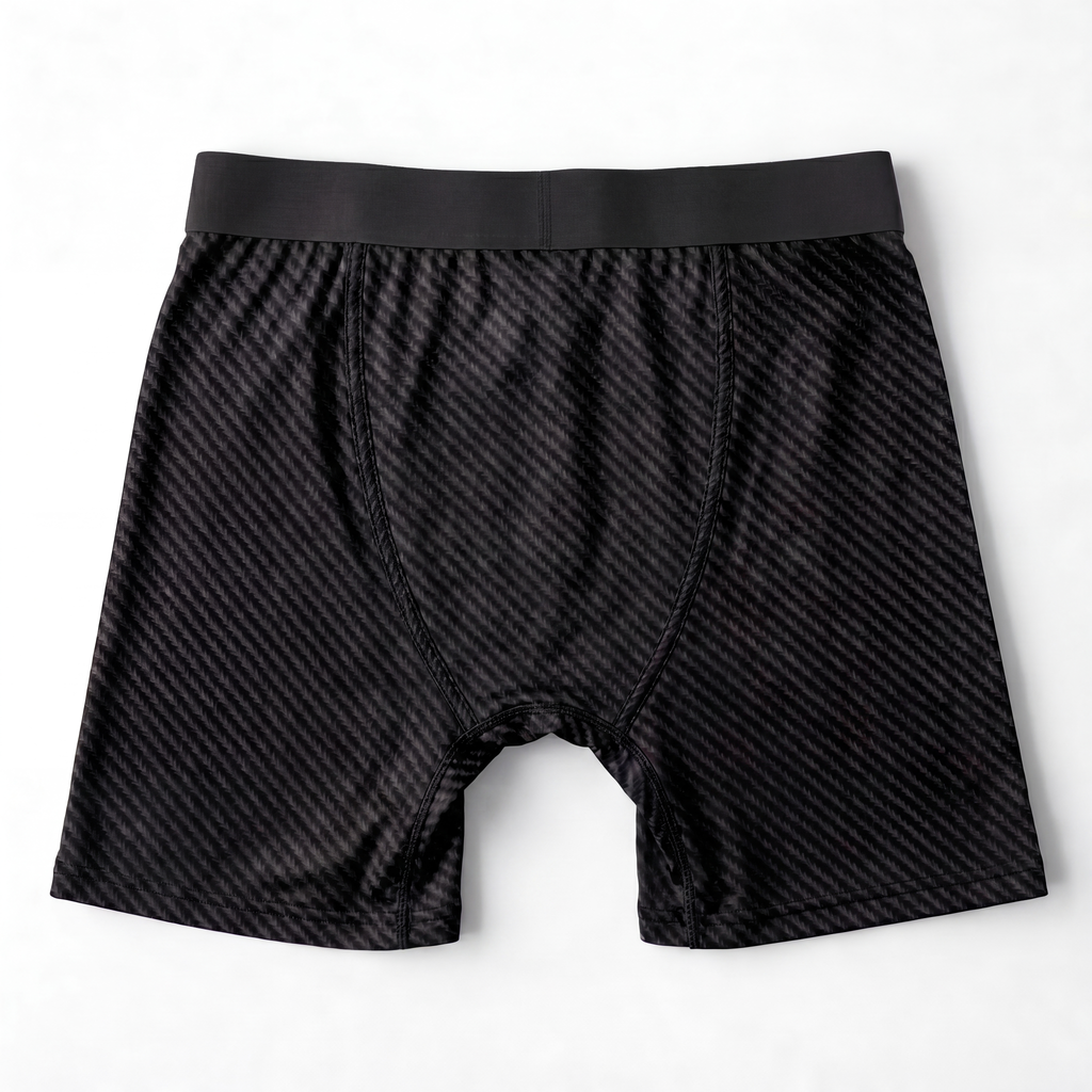 1-Pack Men’s Carbon Bamboo Boxer Briefs